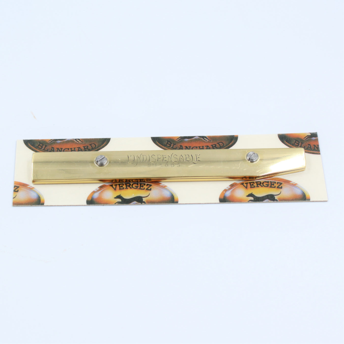 L'Indispensable Brass Knife | Vergez Blanchard-Coastal Leather Supply