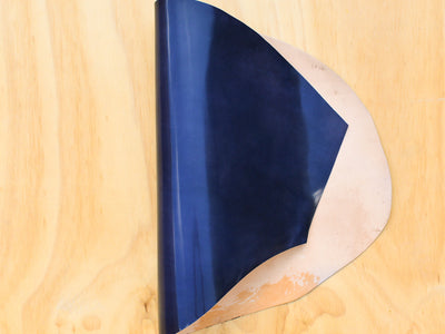 Shell Cordovan | Rocado-Dark Blue-Coastal Leather Supply