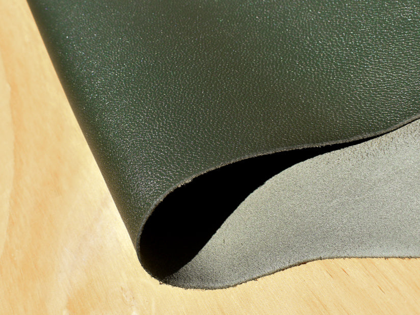 'Sully' Chevre | Alran-Olive Green-Coastal Leather Supply