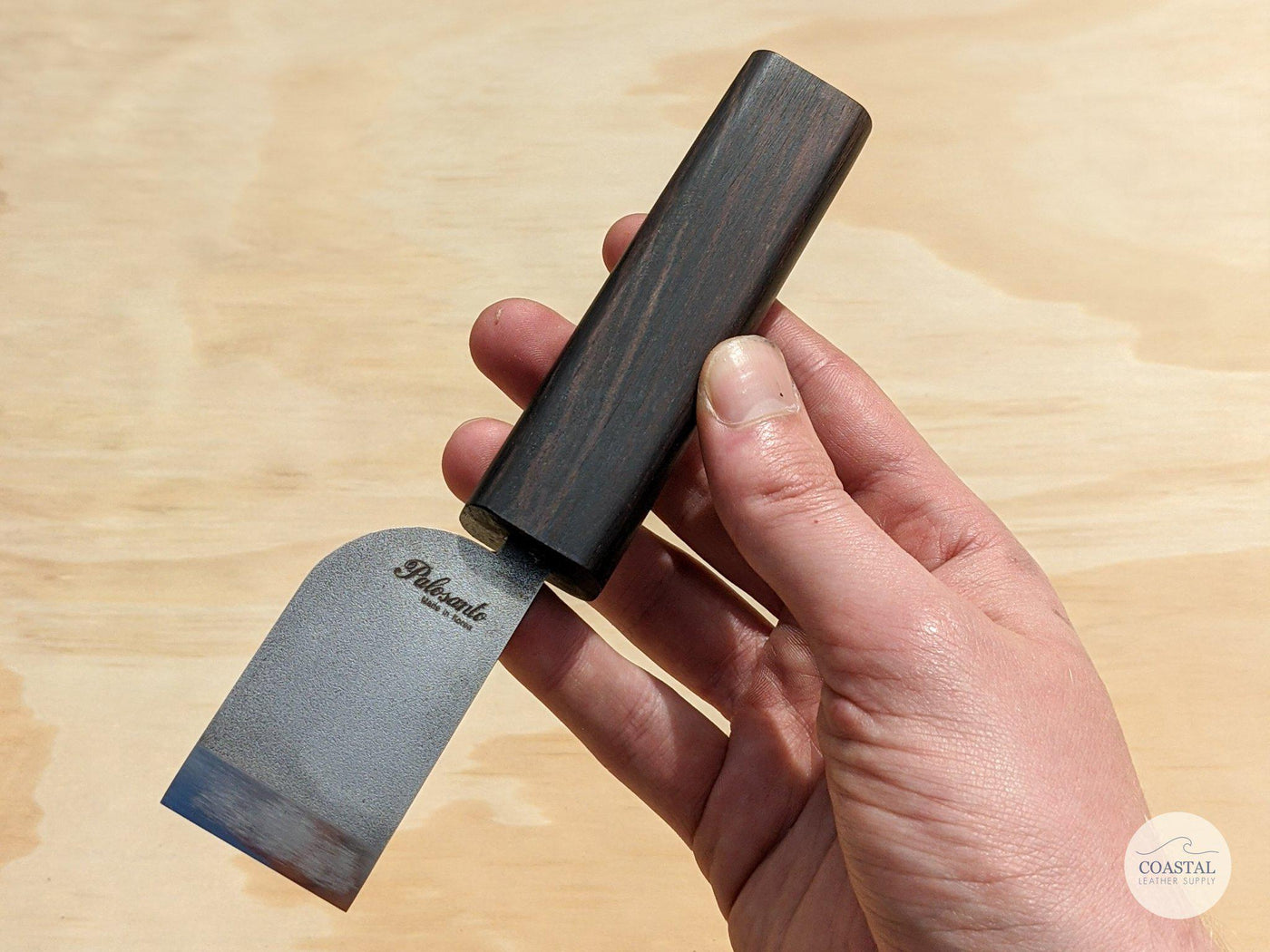 Japanese Style Knife | Palosanto-Blackwood-Coastal Leather Supply